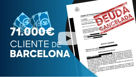 Cliente 71.000 euros deuda Barcelona