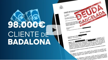 Caso cliente Barcelona deuda 98.000 euros